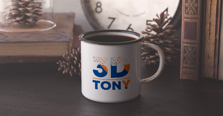 logo sur une tasse